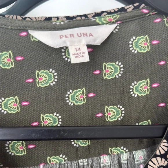 NWOT Per Una Adorable Green Long Sleeve Blouse - Picture 2 of 9